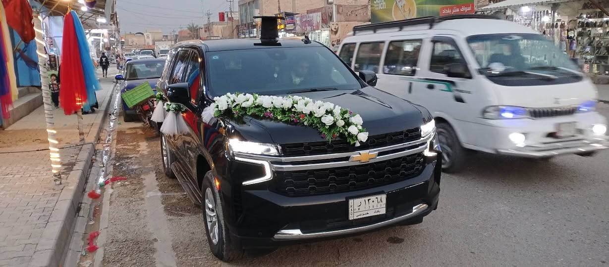 عرض 15000فقط تزيين سيارة التخرج  من      تسجيلات الديار عالم التزيين نجف حي ميسان قرب مجمع الشمس للاستفسار ***********
