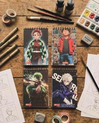 نوت بوك انمي • قياس A6 • ٤٠ ورقة