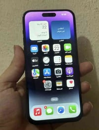 ايفون 14 برو ماكس ذاكره 128 بطاريه 100 شرق اوسط فقط جهاز كله شغال فقط ...