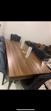 ميز طعام • كونسل مرمر • ٦ كراسي