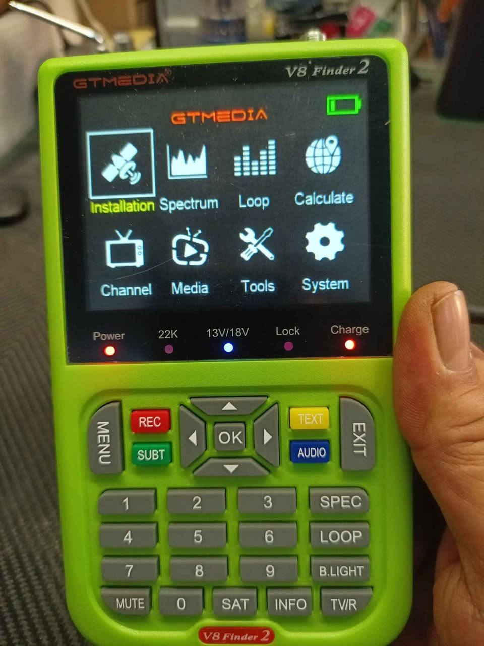 جهاز البحث الرقمي عن الأقمار الصناعية بشاشة LCD مقاس 3.5 بوصة، جهاز قياس إشارة الأقمار الصناعية بغداد, العراق


**إذا كنت صاحب هذا الإعلان وتريد حذفه لأي سبب، رجاءا أرسل رسالة إلى الدعم الفني**