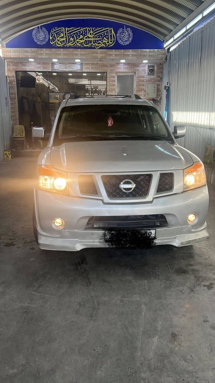 سلام عليكم 
سياره نيسان ورماده موديل 2008
فول مواصفات 8 سلندر 
7 راكب 3 قطع تبريد 
مهضومه غاز كير ومحرك كفاله 
شاشه كأمره تحكم ستيرن 
تخم تاير جديد صدر امامي و خلفي جديد 
كشنات جلد كشنات كهرباء 
سياره مكفول بيه 1 قطع صبغ 
باقي كفاله رقم بغداد لدولي 
مكان السيارة بغداد 
رقم ***********
السعر 90 وبيه مجال
