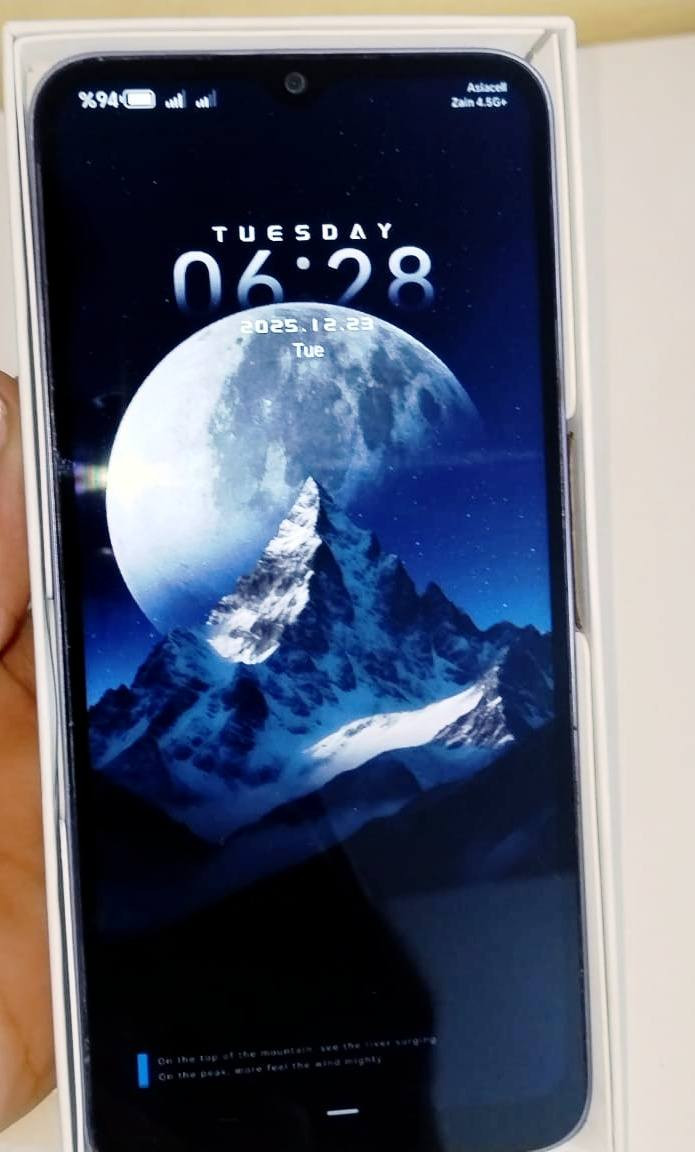 سلام عليكم شلونكم شباب عندي جهاز HONOR X6B للبيع مستخدم شهرين اشهر و جديد موبايل مكفول من كلشي و كامل ملحقاته من شاحن و كرتون مالته و كفر و راس مال شاحنه بل صوره هديه وي موبايل و بل عافيه عليك 
 مواصفات : ذاكره 120G معالج 85G الذاكره 6غ.ب و احتياط 6غ.ب البطاريه 5200 نسبه بطاريه 90 
و دقه كامره كلش حلوه راح انزله الكم بل منشور.
يدعم شحن سريع دقه شاشه من 
720×1612 اصدار MagicOS. 8.0 
و يدعم انعكاس شمس و ضوء للشاشه + سعر خاص هاذه رقمي راسلني عله واتساب *********** للشراي فقط و سعر مناسب ان شاءالله و شكرآ جزيلا
