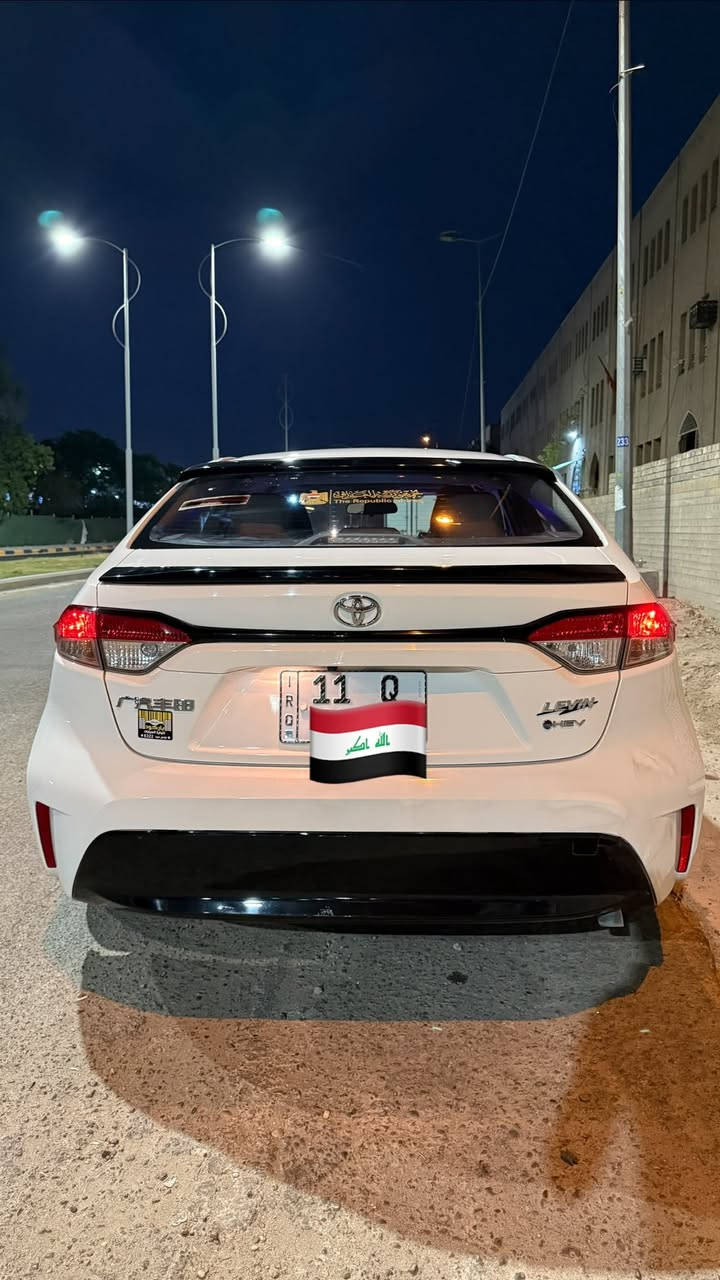 السلام عليكم
كورلا 2024   رقم بغداد بأسمي تحويل مباشر 
محرك 1800 هايبرد HEV 
ماشية 45935km وقابل للزيادة 
بصمه + دخول ذكي 
هاندر بريك بصمه + اوتو هولد 
سلايت 
رادار امامي + تثبيت مسار
تبريد قطعتين 
 كامره خلفيه 
مانع نزلاق + مود درايف +  ايكو مود 
كيجات شاشه دجتل 
ويل 16
حساس لايت كامل اوتو عالي ناصي اوتو + حساس ظغط اطار 
تحكم سترين كامل فول 
لايت زينون + لد صباحي 
سستم  LED داخلي كامل تحكم من الهاتف
شاشة اندرويد BRAVIGO وكاميرا HD خلفية 
السعر 21 مليون وبيهة مجال بسيط 
بغداد شهداء السيدية

***********
