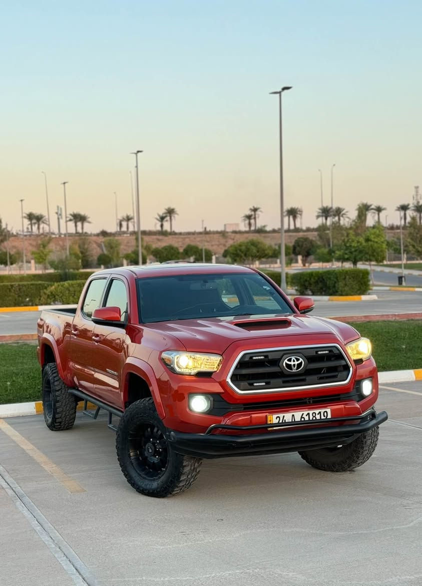 تيؤتا تاكؤما مؤديل 2019 TRD
ره نگى قسى فول  مواسه فات
به س جلد نيه شاشه يه كاميرا 
گير تؤماتيك گوشين هيته ره به سمه
سلايد ڤؤليؤم ده بل ئه كسل AUD
تعديل سورعه تبريد لمس شعن كردنه وه ى
مؤبايل لايد ليد بؤدى دريژ زؤر مواسه فاتى تر
سه ياره كه نيو ده رگاى بؤياغه به بئ أيرباگ 
سه ياره كه تايه و ده بله كانى كامل ده سكارى
امريكايه بؤ ئؤفرؤد  باقى ده عامى بؤ ده عامى 
به شه رت  / سعر  ٢٣٥   💵
***********  / ☎️ أربيل, العراق
