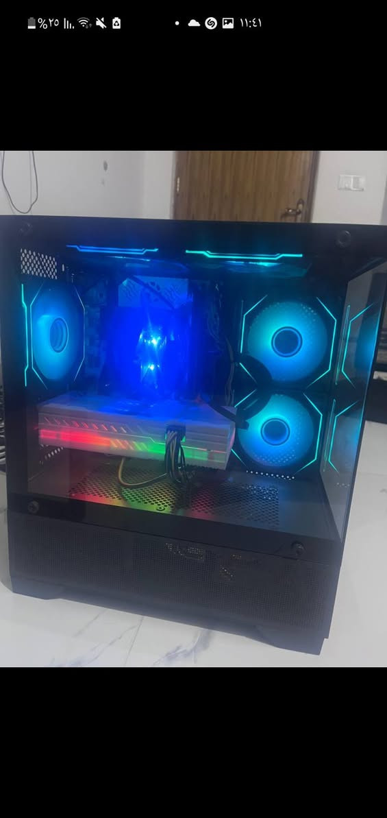 سلام عليكم شباب  عندي pc مواصفات Rx580
1TB+128GB
16GB Ram
Intel(R) Xeon(R) CPU E5-2676 v3 @ 2.40GHz مع كيبل وايل لس ومع كيبورد وماوس وفيشه بلوتوث  الي يريد يتواصل رقم*********** كركوك, العراق
