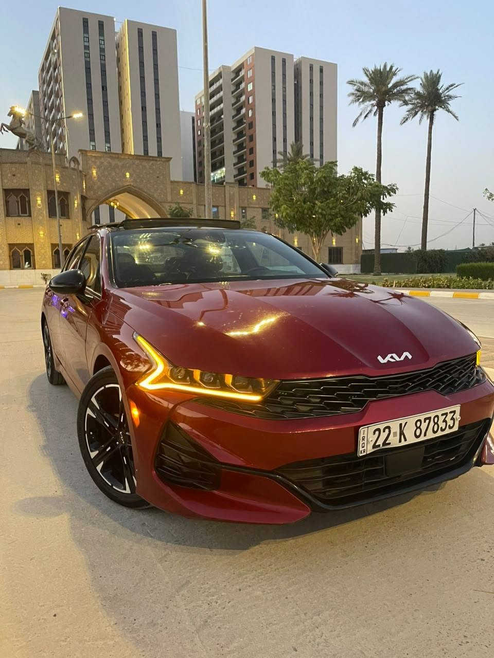 السلام عليكم
K5 GT
موديل 2022
ماشيه 72
1/1 فول مواصفات
بانورامه 
بصمه 
رادرات 
سايد بريك كهرباء 
تحكمات ستيرن 
شاشه كامره 
حساسات 
اشاره ترحيب 
كشنات كهرباء 
كشنات مختمه GT
محرك 1600 تيربو 
فقط قطعه تبديل  باب البصف السايق الباقي كفاله عامه
مكينه كير تبريد صدر تخمً تاير 
السياره جديده 
مكاني بغداد الدوره 
السعر    155 بيه مجال 
رقم الهاتف  ***********
