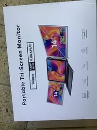 شاشة محمولة ثلاثية • ١٤ بوصة • IPS