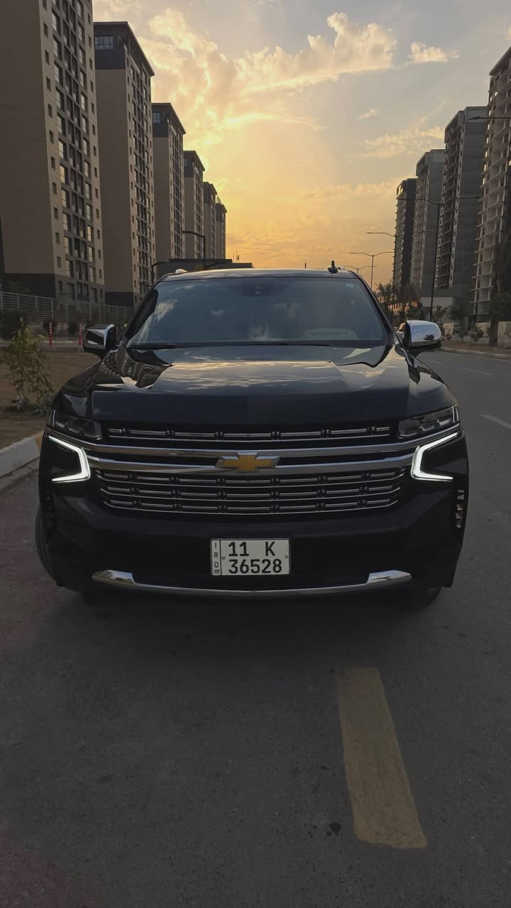 شيفروليه تاهو – Chevrolet Tahoe Premierموديل 2023 | وارد خليجي – شركة المنصور
🌍 المدينة - بغداد – 

---------------------------  

المواصفات
 : فول برايمر فول مواصفات 

🔹 المحرك: 5.3 لتر – V8 (8 سلندر)

:فئة Premier الأعلى

:قير أوتوماتيك 10 سرعات

:كراسي جلد فاخرة كهرباء مع ذاكرة

:تدفئة وتبريد للمقاعد الأمامية

:شاشة لمس كبيرة + عدادات ديجيتال أندرويد أوتو / آبل كار بلاي

:كاميرات 360 درجة

:رادارات ونقاط عمياء

:نظام المحافظة على المسار

:مثبت سرعة ذكي

:فتحة سقف بانوراما

:نظام صوتي فاخر Bose

:تشغيل بصمة ودخول ذكي

:صندوق خلفي كهرباء

:إضاءة LED أمامية وخلفية

:جنوط ألمنيوم 21 إنچ
ماشيه 90 الف كيلو متر 
للتواصل: ***********
سعر 535
