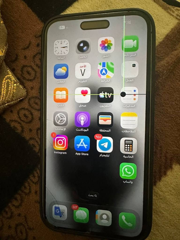 ايفون 14 برو ماكس ذاكره 256 بطارية مبدله اصلية نوعيه ممتازه وبي هاي النقطه فقط والضهر مفطر الجهاز مكفول كفاله من العطل وهاي الكسور باللزكة تاخذه الجهاز مكفول من العطل عنواني كوفة شارع السكة كبال سوق الكوفة الكبير سعره 490 وبي مجال بسيط النجف, العراق


**إذا كنت صاحب هذا الإعلان وتريد حذفه لأي سبب، رجاءا أرسل رسالة إلى الدعم الفني**