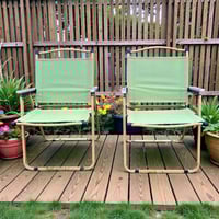 كرسي التخييم وسفرات قابل للطي 💰سعر القطعه ( 15 ) الف   قوي ويتحمل وزن ...