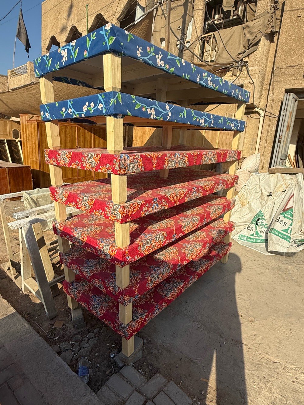 كل ماهو جديد لدى معمل الصادق  يتوفر مختلف انواع  احجام
خدمة توصيل بغداد وكافة المحافضات 
*********** مراسله عبر الواتس

المكان: بغداد شارع اعلام شارع قطر الندى

سرير قياس نفر  السعر 45 الف. 
سرير قياس نفرين السعر 70 الف