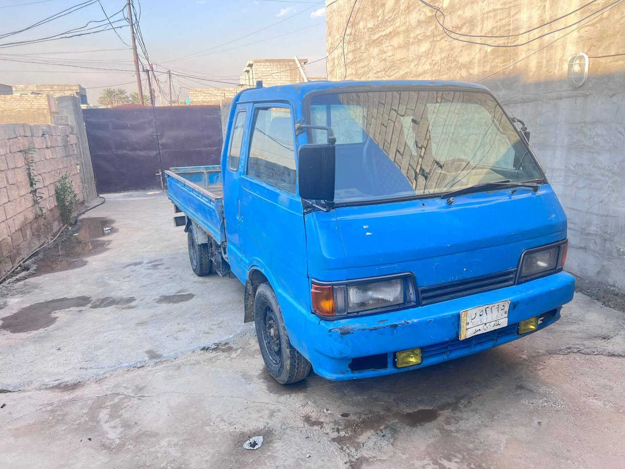 سلام عليكم كيا بنكو 94 رقم بغداد بسمي 
تخم تاير جديد محرك واكسن جديد العنوان بغداد المدائن قرب سلمان المحمدي سعر 50 وبيهة مجال ***********
محجر وياهة موجود
