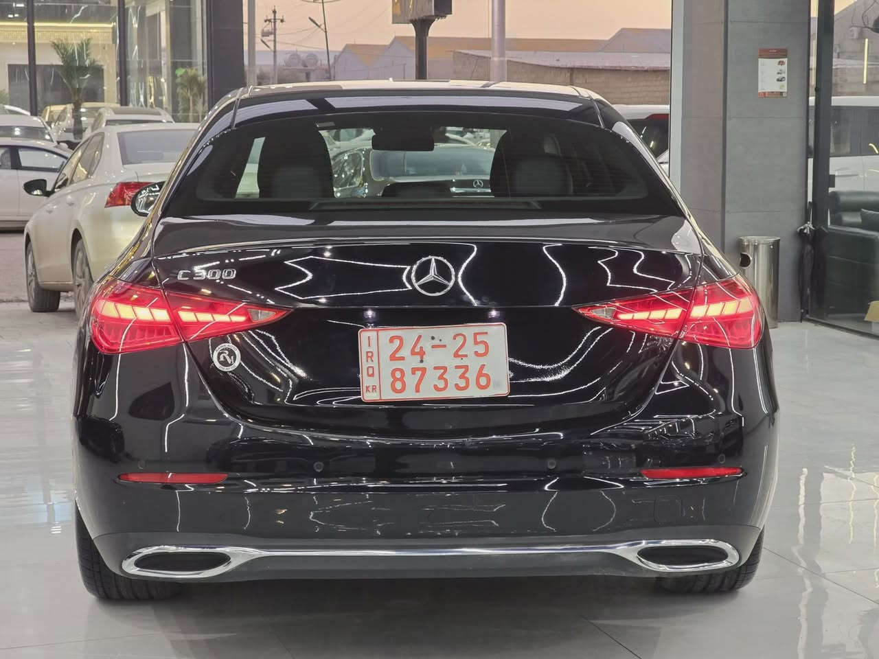 مرسيدس سي٣٠٠  - Mercedes C300

الموديل: 2023
المسافة المقطوعة: 3,000 Mile
المحرك: 2.0L Turbo 4 Cylinder
ناقل الحركة: Automatic 9G-TRONIC
الصناعة: امريكية
اللون: اسود
رقم السيارة: كاتي شمالي
عدد المقاعد: 5

🔸 المواصفات: Premium

فتحة سقف - مقاعد جلد تدفئة - مقاعد كهربائية وخزن - صندوق شفط - حساسات - كامرة خلفية - لايتات LED -  شاشة كبيرة بنظام ذكي - تحكم كلي بالسيارة بواسطة الشاشة - استجابة صوتية للنظام - اضاءة LED داخلية - تحكمات ستيرن - وضعيات قيادة - مثبت سرعة - تحديد مسار - رادار امامي متفاعل - نقط عمياء - نظام Apple Car-play, Android Auto

🔺 الضرر: السيارة بدون حادث
الباب الامامي والخلفي سرقة ومبدلة بلادي 

-السعر: 36,000$

📍العنوان: اربيل. شركة باب المرزوق
شارع ١٠٠، قرب مصنع الببسي

للتواصل واتساب او عبر الخط:
***********-☎️
***********-☎️
