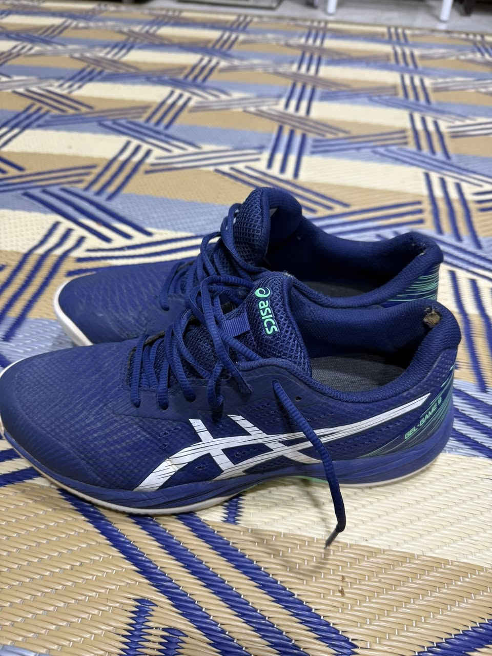 حذا مخصص للتنس والبادل فقط
ASICS GEL-GAME 9 - All court tennisskor
مستخدم نظافتة 80‎%‎
قياس 43 ويلبس 42
سعرة 40 مع التوصيل


**إذا كنت صاحب هذا الإعلان وتريد حذفه لأي سبب، رجاءا أرسل رسالة إلى الدعم الفني**