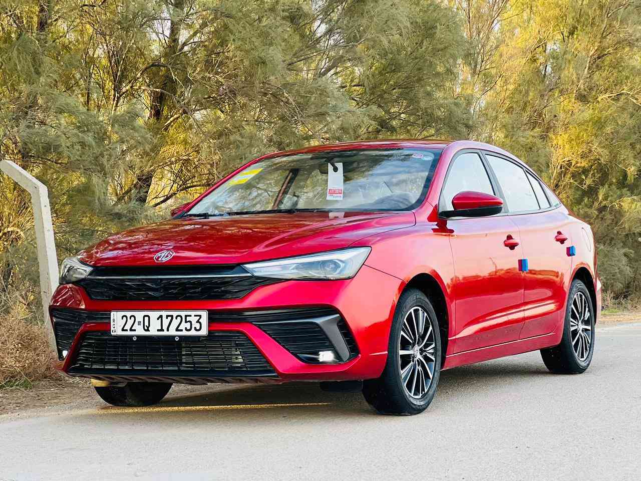 يا الله 
ام جي MG5 موديل 2025 زيرو ماشية 7 الف 
كفالة عامة من جكة دنبوس  ضمان شركة 
مسجلة بل ضمان فول موصفات رقم اربيل باسمنة 
هزة وسنوية جدد 
موصفات.      بصمة سلايت.   تحكمات استيرن    جيهتين. 
شاشة كامرة سايد بريك دكمة.   لد نهاري. نضام ايكو.  
نضام سرعة. قطعتين.   تبريد.  جام 4 اتو.  داخل ابيض. 
ملكي. لون موروني. فاتح.  مكاني 
بغداد. السعر (115 ) وبيها مجال.  التصال (***********)
