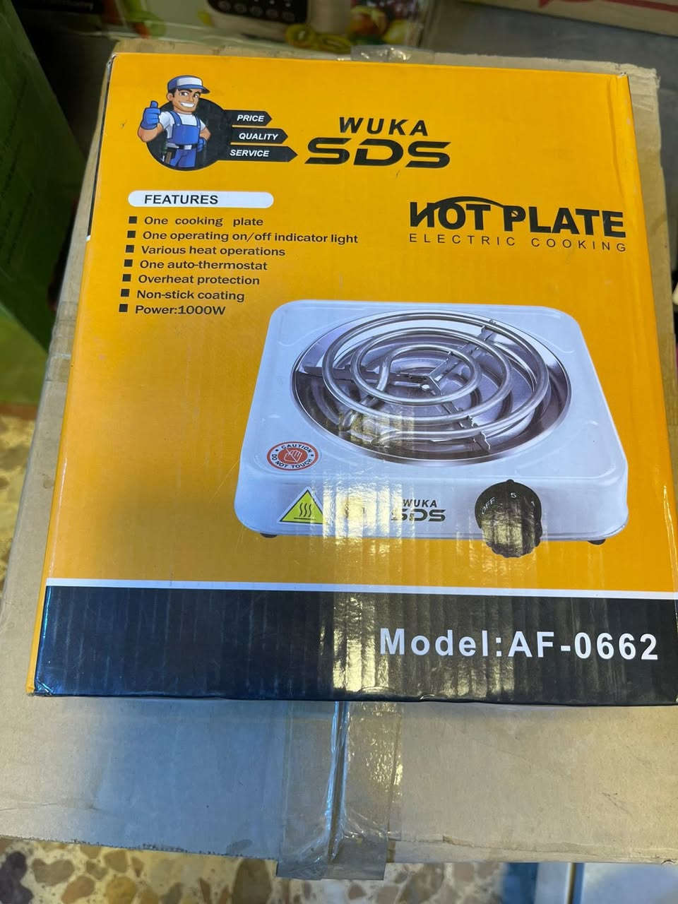 توفر هيتر حلزوني 
ماركة SDS 
1000W قدرة 

عدد الكارتون ١٢ قطعة 

السعر ٥٠ الف 
توصيل جميع محافضات العراق ٥ الف 

متوفر جمله ومفرد


**إذا كنت صاحب هذا الإعلان وتريد حذفه لأي سبب، رجاءا أرسل رسالة إلى الدعم الفني**