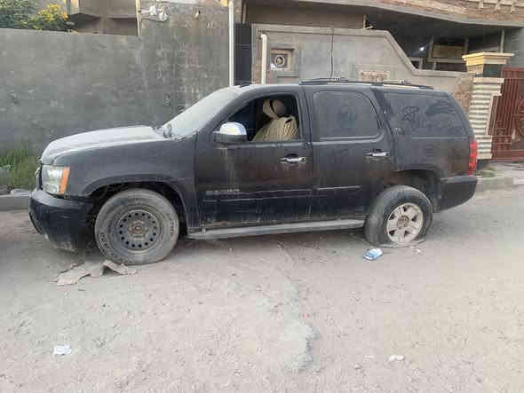 تاهو ادواتlz موديل 2008 شغاله سياره فقط كير ينمر اول وثاني محرك كفاله مكفوله من سرقه والعشائر والكصه  سياره فقط متروكه يرادلها غسله عارضه 40بيها مجال بسيط ***********
