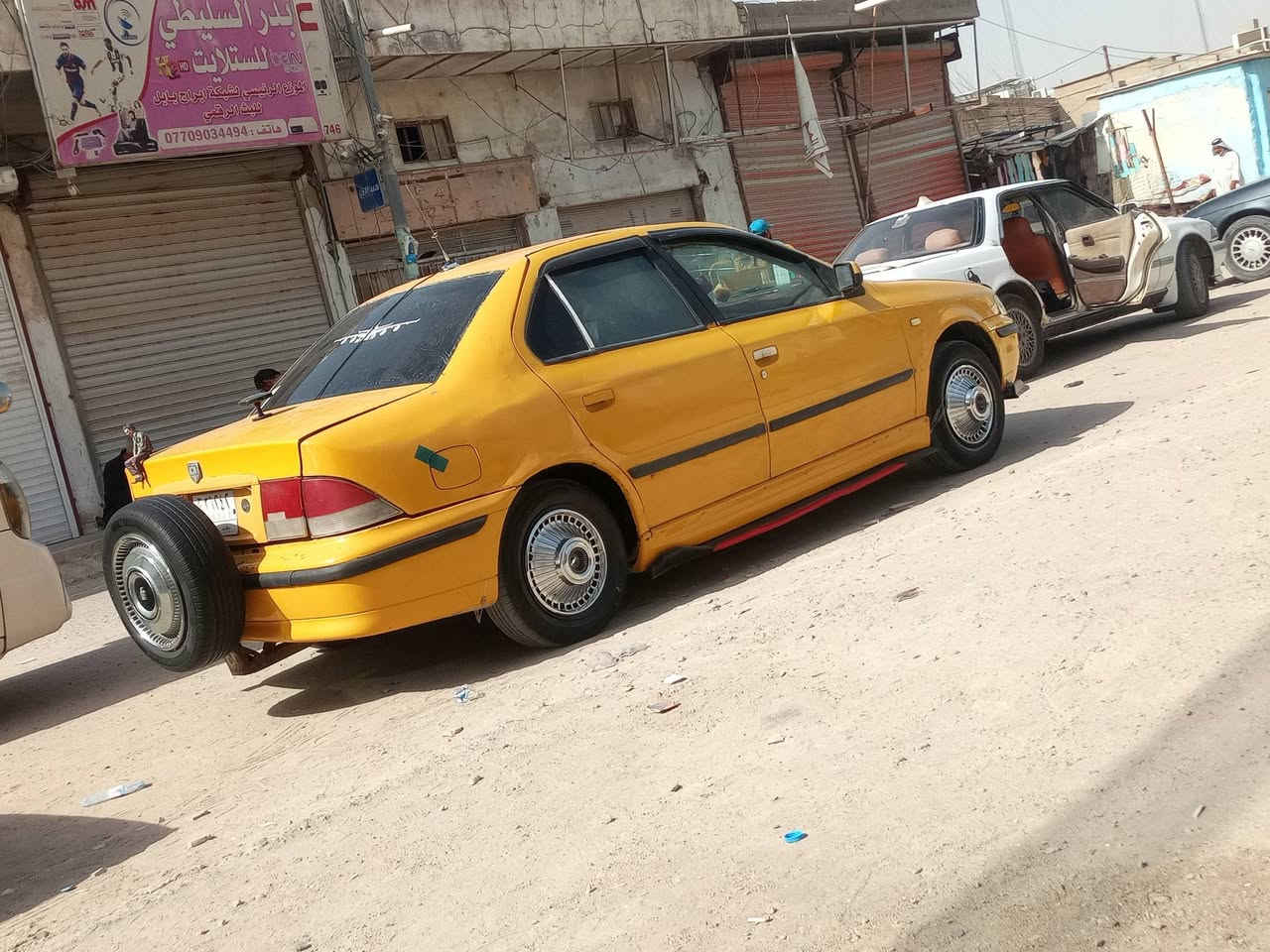 سلام عليكم البيع ومراوس بيكم رقم بغداد سنويه صاقطه حداديه جديد تخم تاير مكينه وكير كفاله سعر 30وبيه مجال ***********
