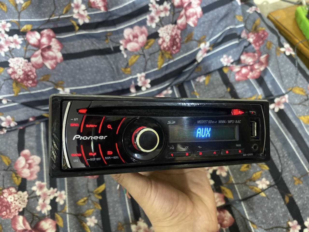 ‏مسجل بايونير قرص راديو اواكس دبل4 مخارج دمام السعر 45 الف وبي مجال مكاني بغداد الزعفرانية ***********
