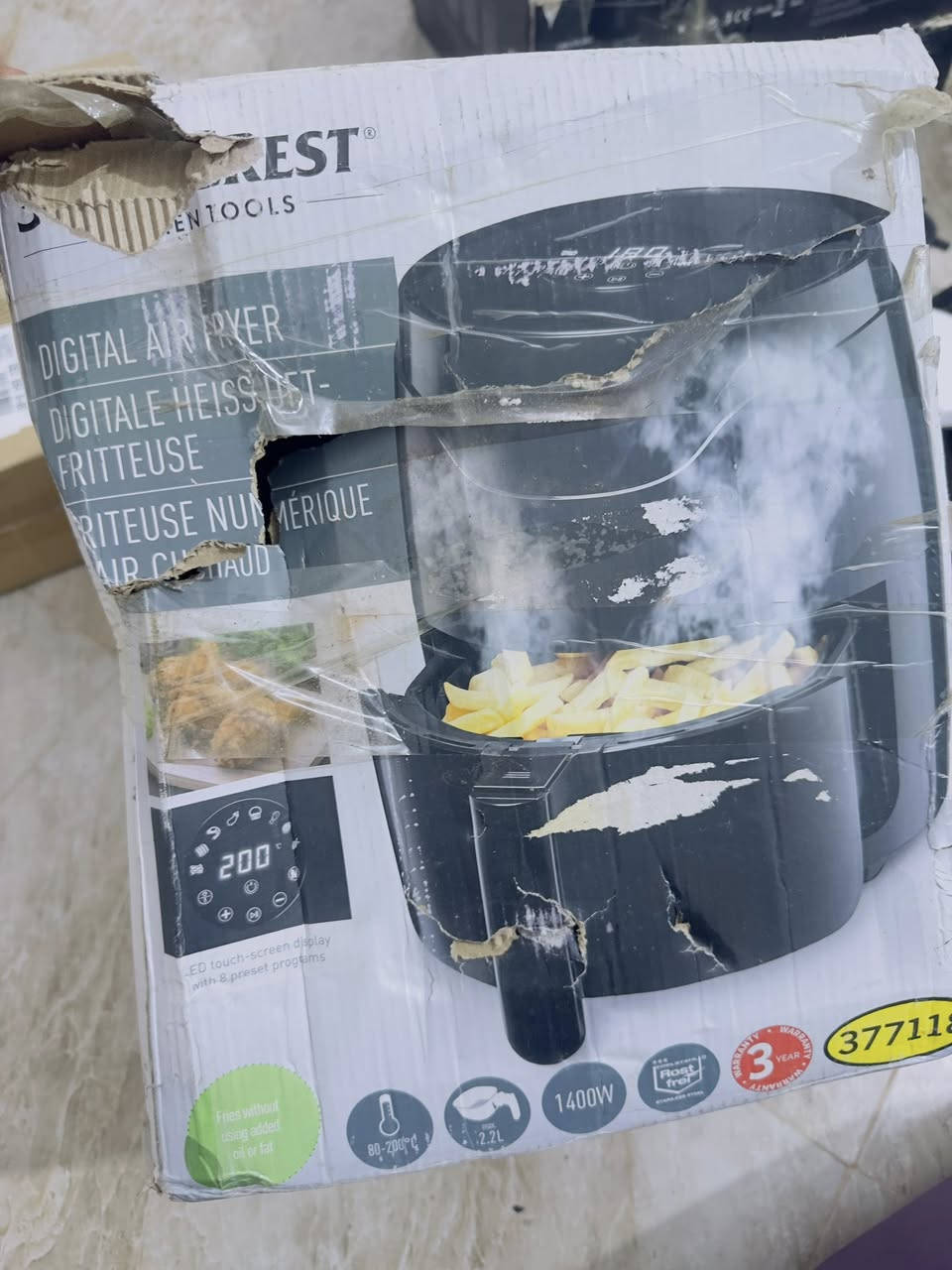 غلاية هوائية 2.2 لتر سيلفر كريست ألماني باله نظيف
قطعتين ب٤٠ مع التوصيل


**إذا كنت صاحب هذا الإعلان وتريد حذفه لأي سبب، رجاءا أرسل رسالة إلى الدعم الفني**