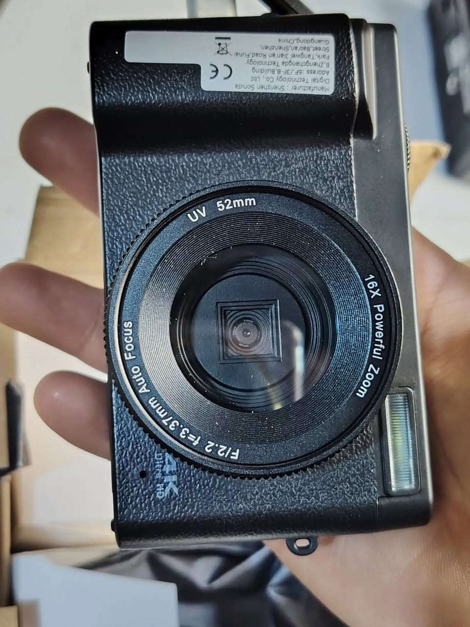 كامرة ديجتال تصوير 4k حقيقي شاشه قلاب 
سعر 60


**إذا كنت صاحب هذا الإعلان وتريد حذفه لأي سبب، رجاءا أرسل رسالة إلى الدعم الفني**