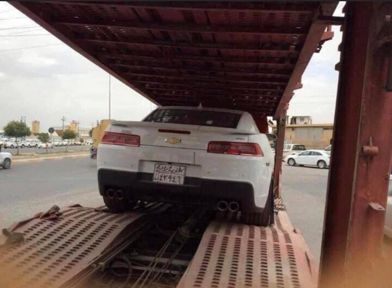 سلام عليكم كمارو 2014 خليجي لبيع فقط
كلين تايتل ع وضع الشركه جديده كلش بيها مكانين اصغار PDR 
مكفوله من صبغ وحادث 
محرك 6 كير اوتو فول مواصفات 2LT
لايتات عدسه ولد متغير تحم موبايل 
سقف سلايت 
4 كيجات 
كشن جلد وكهرباء وتدفئه 
شاشه جبير وكاميره خلفي
داتا شو
تحكم استيرن وشفتات 
اكزوز دبل بلادي واكتف بلادي 
بك لايتات لد 
وياله اصلي شركه
كير محرك شرط
ماشيه 106 الف ميل 
رقم سليمانيه جديد تحويل مباشر 
سياره بدون اي نقص 
مكان كركوك 
لاستفسار ***********
