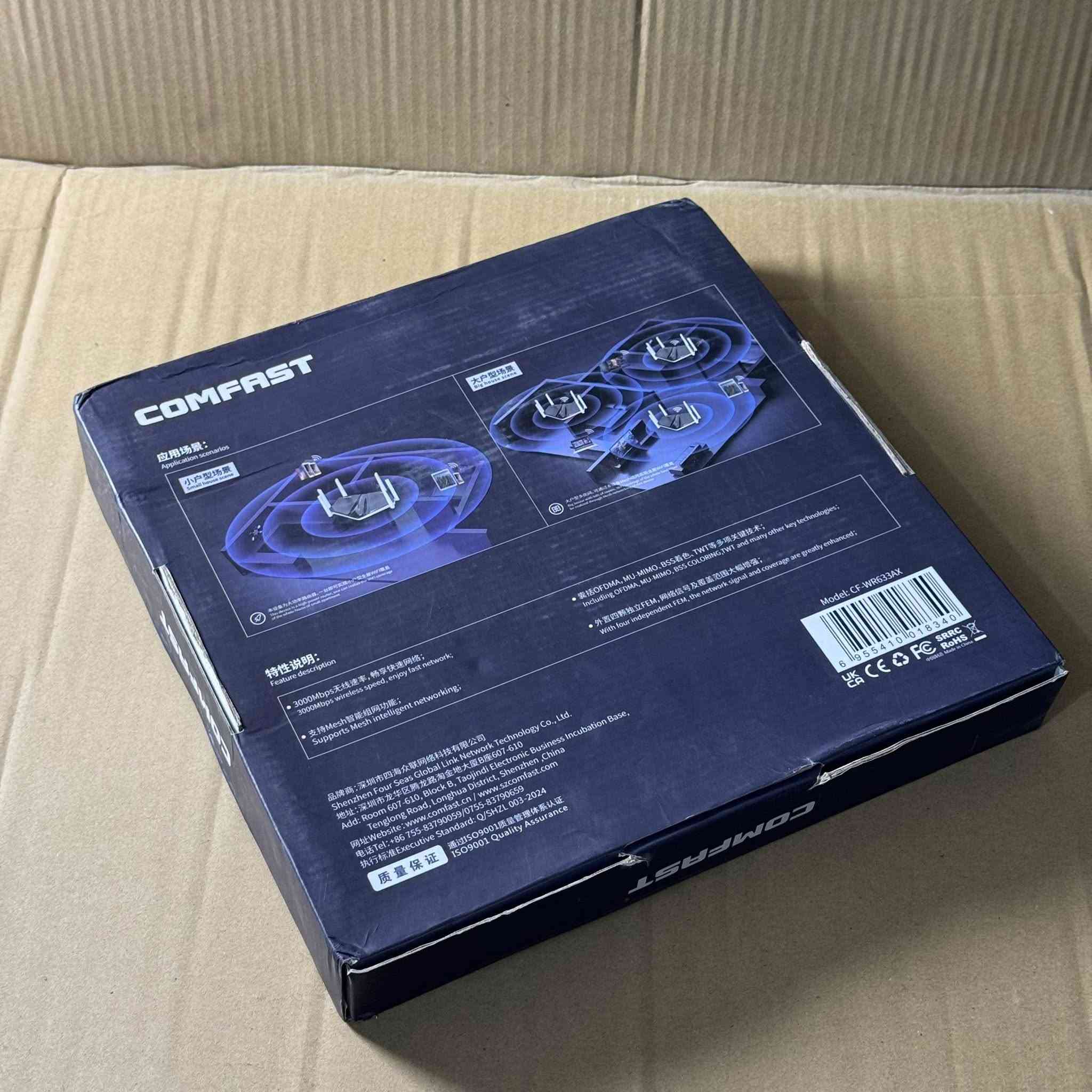 Ax3000
Wifi6
غير مستخدم مفحوص فقط 
نضيف جداً 
اعدادات انكليزي وسهلة 
السعر 85 الف توصيل موجود لاي مكان


**إذا كنت صاحب هذا الإعلان وتريد حذفه لأي سبب، رجاءا أرسل رسالة إلى الدعم الفني**