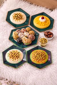 ماعون حلويات • لون زيتوني