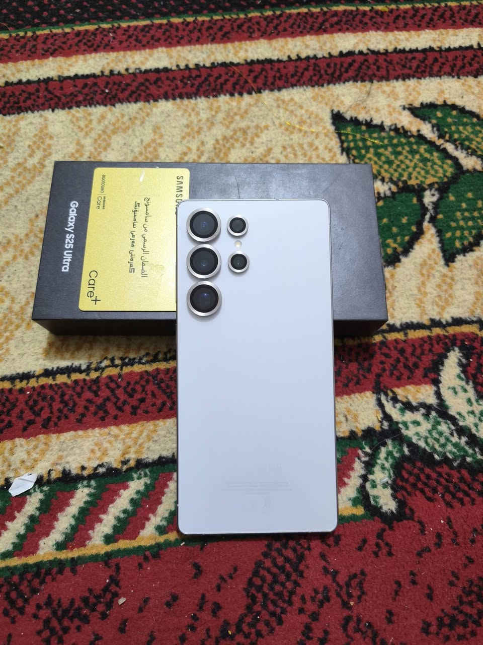 أس 25 ألترا أخو الجديد
كامل مكمل
ضمان عين الفهد
الذاكرة 256
الرام 12
للبيع بمليون و 200
أو للمراوس
مكاني بغداد

رقم الهاتف
***********
