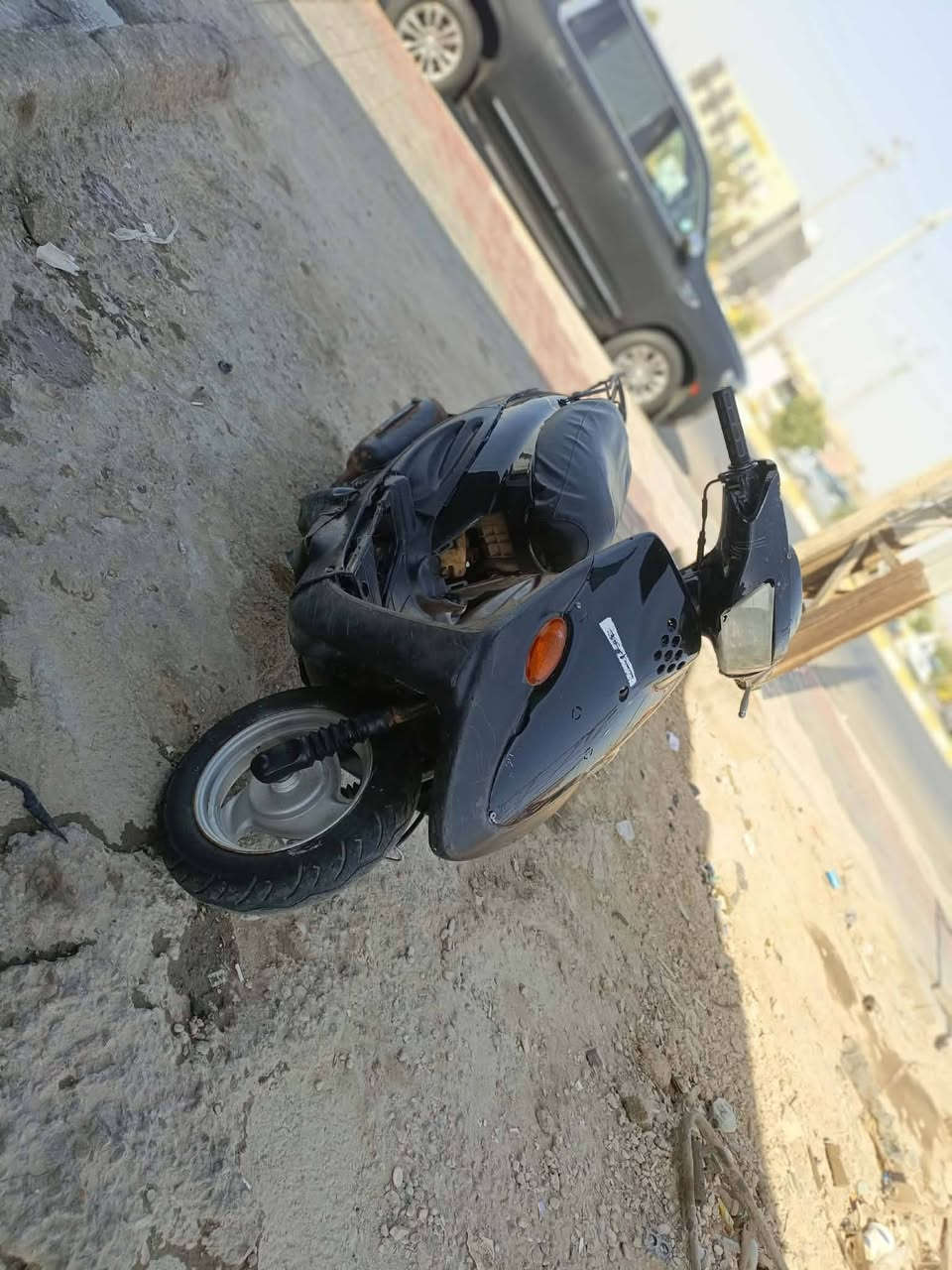 سلام عليكم درجه بيجي للبيع كامله توه مجفته مكينه ناعمه خير من لله درجه سلف هندر  عوزه بس باتري  مكاني ناصريه مركز وهذا رقمي *********** سعر الدرجه 190 وبيه مجال
