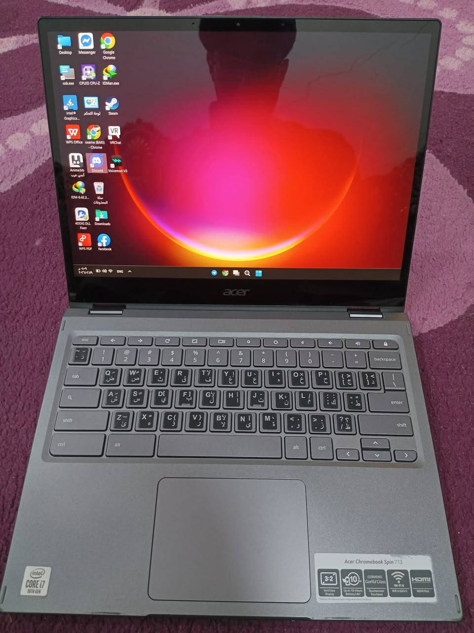 لابتوب i7 جيل 10 لمس وقلاب
السعر 550 الف
شاشة لمس وقلابة دقة 2K الوانها تخبل
المواصفات بالصور
الموقع بغداد الدورة 
واتساب ***********
