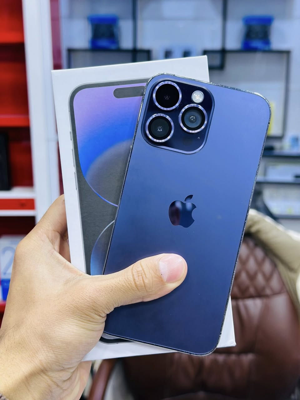 بسعر 550 أيفون 14 برو ماكس:

♠️أيفون 14 برو ماكس شرق اوسط (خطين) ذاكرة 128 بطارية 77 الجهاز مستبدل شاشة فقط✔️.

☑️***********☑️

☑️مركز سفن فون للهواتف النقالة☑️
