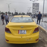 اكسنت موديل2013 امريكي للبيع حادثه جاملغ الخلفي السيارة حلوة وخير من ا...