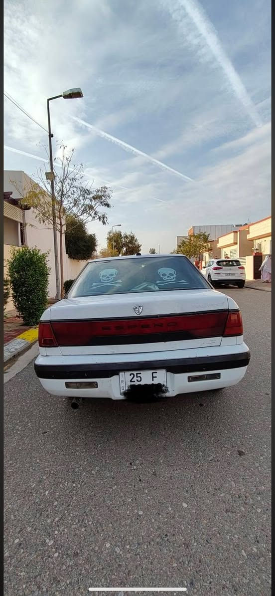 السلام عليكم
دايو اسبيرو 1994
محرك فل 16 
كير عادي
تبريد 
بدون ضربه
بيه قطعة صبغ
سنوية جديد مشروع وطني لحد 2031
هزه جديدة
صدرها وتخم تاير جديد 
سعره 32 وبيها مجال 
***********
