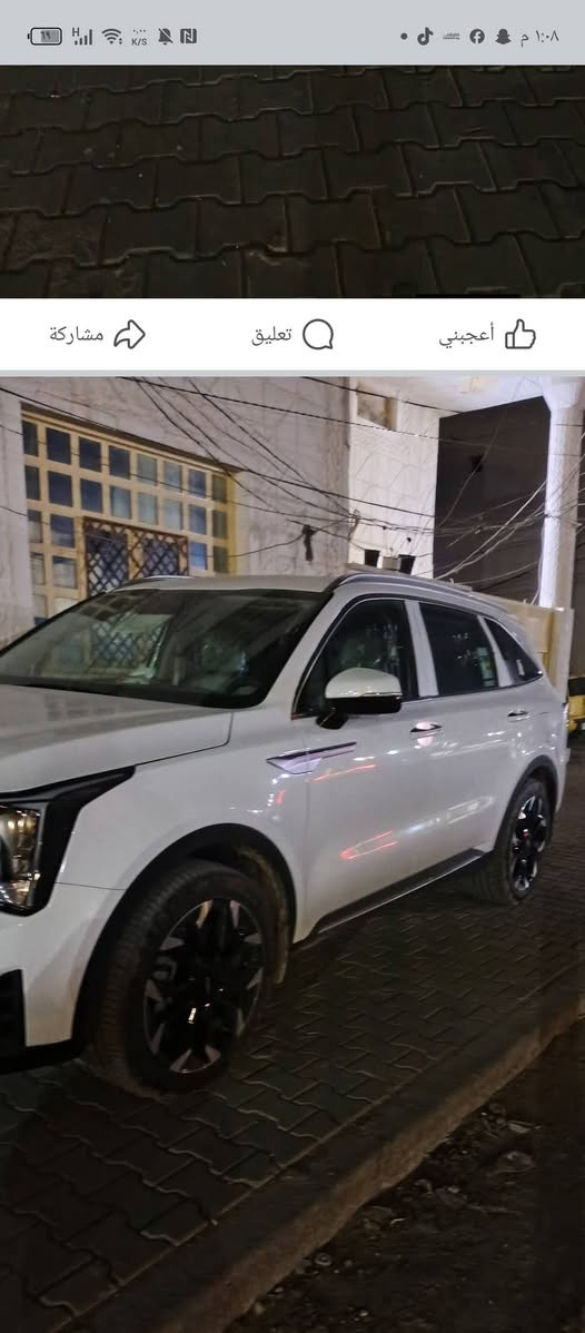 سورنتو موديل 25جنطه كهربائيه ماشيه 7000كير مواس ويل 20بردات خلفيه رقم اربيل 6سلندر دادشوب المكان النجف الاستفسار ***********السعر 320
