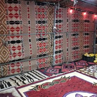 وبركاته عندي  تكيه اللبيع   سته في سته الرتفاع ت٣  قماش ترجه اولاه  وه...