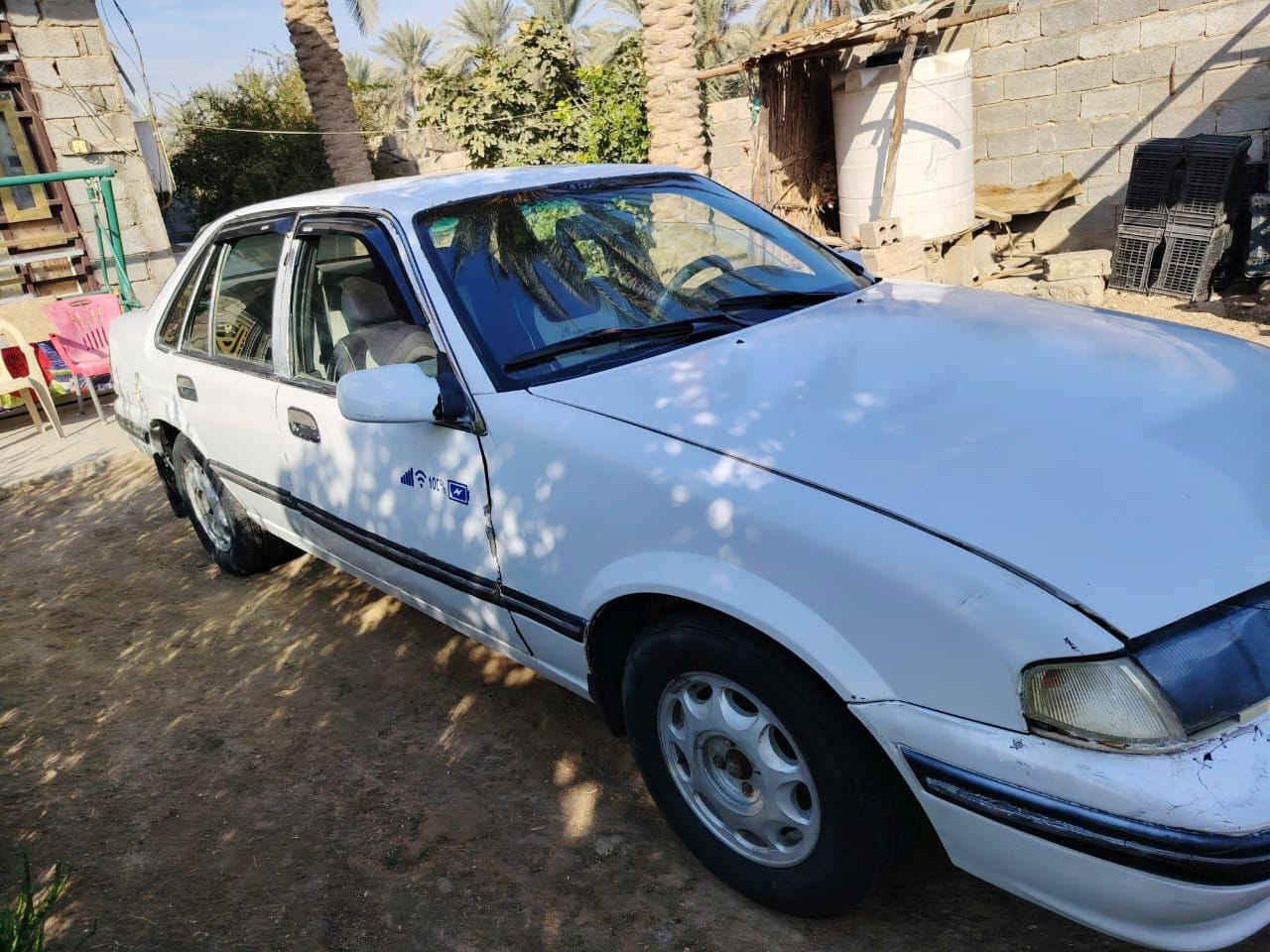 سلام عليكم سياره للبيع دايو برنس  رقم بابل موديل 94سياره حلوه ونضيه ومرتبه مثل مابل صوره محرك خير من الله  وكير اوتوماتيك بس الكير يخر عل بك  تحويل ثاني يوم  السعر 25وبيه مجال استفسار اتصل عل رقم*********** المكان بابل سده الهندية
