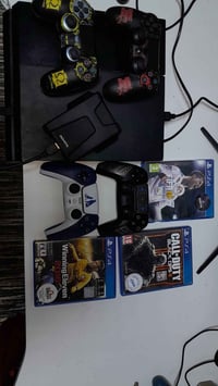 بلي 4 فات تحديث اخر نظام اربع يدات كلهم شغالات عدا وحده ال R1 مشلوعه و...