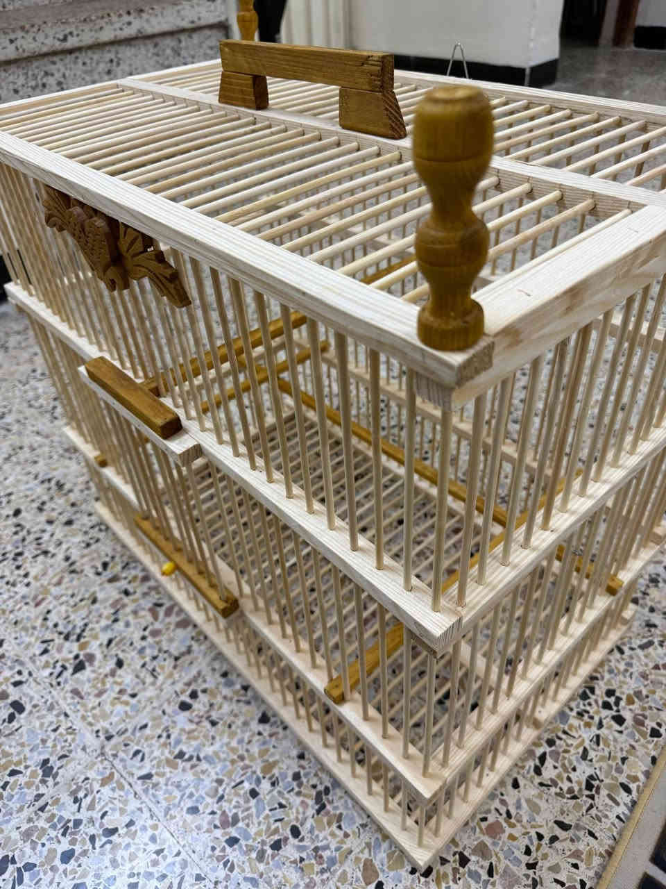 يوجد اقفاص درجة أولى وشرط الضمان
عرض ٣٦ سم 
الطول ٦٠ سم 
ارتفاع ٥٣سم 
للتواصل على الخاص
للتواصل على الرقم في الاسفل 
***********
