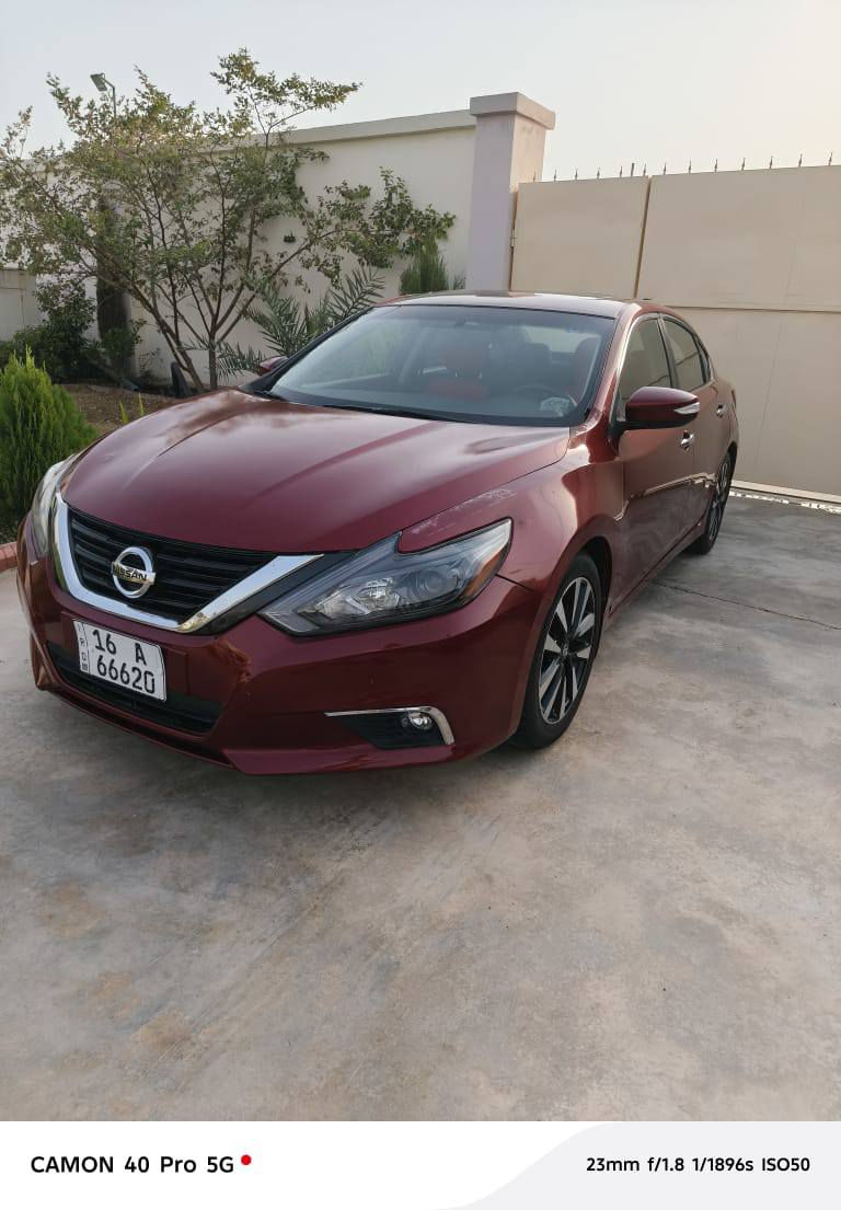 السلام عليكم
نيسان التيما موديل 2018 بسمي مشروع وطني 
كلشي موضح بل سونار مكان السيارة الكاظميه 
السعر 100ورقه ‏‪***********‬‏
