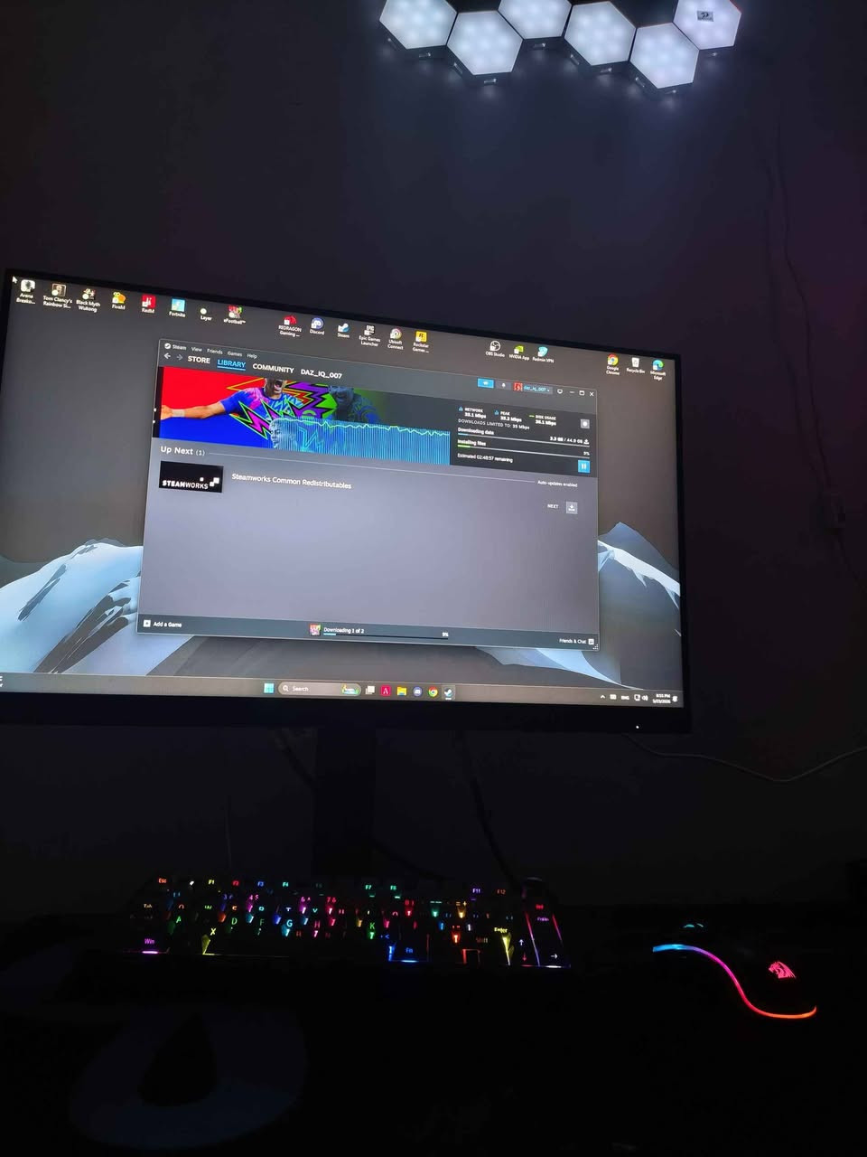 Pc 
Cace DARK FLASH 
GPU ( RTX 5060 DUALL PNY 8G ) 
CPU ( R5 5500 ) 
RAM ( 16 2×8 TFORCE ) 
PW ( 650W ) RGB 
(HARD ( 512 GB SSD 
HARD 2 ( SATA LENOVO 512 SSD) 
KEYBORD ( AULLA F75 PRO MAGNATIK )
_____
karkuk / price 1200 IQD كركوك, العراق


**إذا كنت صاحب هذا الإعلان وتريد حذفه لأي سبب، رجاءا أرسل رسالة إلى الدعم الفني**