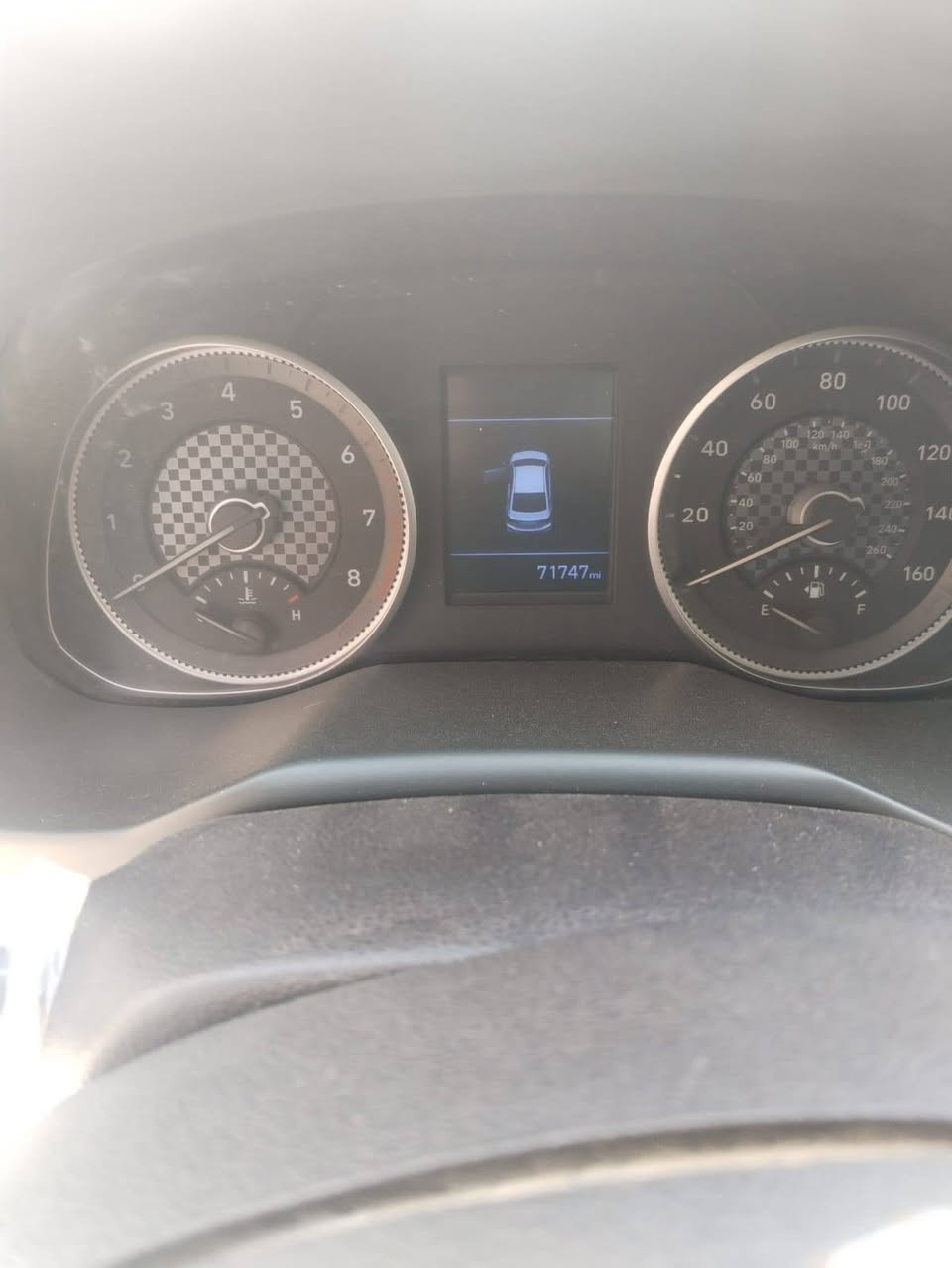 النترا موديل 2019 وارد امريكي ماشيه 71 الف ضربتها خفيفه بالبجم بس دعاميه مبدله وشبر بالجاملغ الامامي على البارد كير ومكينه مكفولات سياره جديده تجي تشوف بعينك  الاتصال ***********
