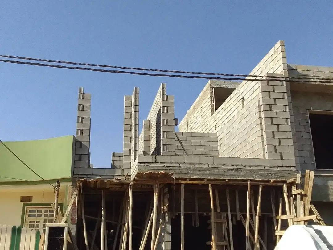 عرض خاص من (المقاولات العامة وبانسب الاسعار )بادارة سجاد آل حساني✅
الاستفسار يرجى الاتصال على الارقام التاليه 
***********
***********
ملاحظه✅
سعر المتر هيكل يبدئ من85الى100الف انسب سعر بلعراق عامه وبلموصل خاصه ان شاء ألله تعالى 
هيكل 100متر طابق واحد 13مليون 
هيكل 100متر طابقين ب19مليون
هيكل 125متر طابق واحد ب13.500مليون 
هيكل 125متر طابقين 20
هيكل 150متر طابق واحد ب15ونص مليون ونص)
هيكل 150متر طابقين ب24مليون 
هيكل 200متر طابق واحد ب18مليون 
هيكل 200متر طابقين ب37مليون 
المواد المستخدمه ببناء الهيكل 
1_حديد فان ستيل سليمانيه 🇮🇶
او ماس عراقي مال اربيل 
رمل حصو معامل كنهش 
تيكلة/مقالع الگصر أو /حليلة 
2_بلوك معمل الريان او شركه الهلال
3_كادر هندسي مختص في مجال البناء ان شاء ألله تعالى✅
4الاسعار في النقد ان شاء ألله تعالى فقط ويكون على شكل دفعات
سعر المتر تسليم مفتاح يبدى من 170الى260الف وحسب المواصفات

ملاحظه 🔺🔻✅الاسعار داخل الموصل فقط الأقضية والنواحي تختلف الاسعار حسب الاتفاق
