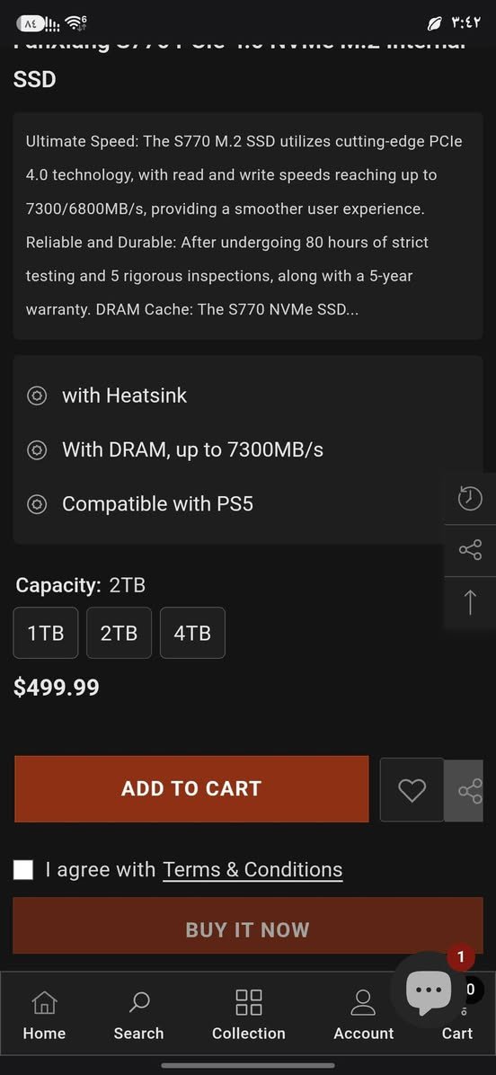 هارد 2T
سرعته 7300
السعر 300
.
.


**إذا كنت صاحب هذا الإعلان وتريد حذفه لأي سبب، رجاءا أرسل رسالة إلى الدعم الفني**