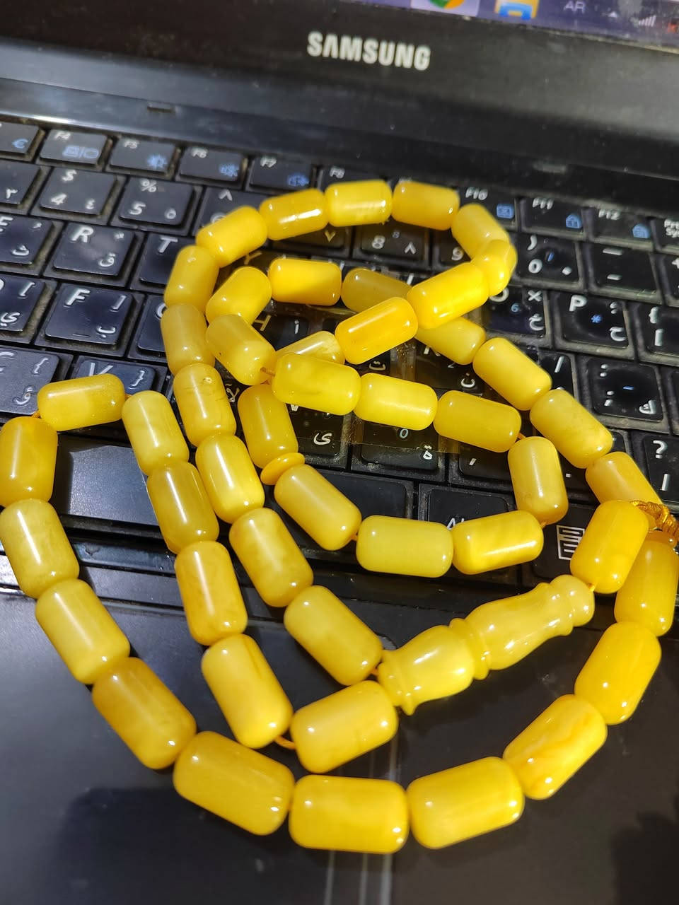 بصفاء القلب وجمال كبير تحفة من الكهرب الحر الصافي المضمون كما عودناكم دائماً وابداً ... بعدد حبات 47 حبة + حبة احتياط مع الكركوشة بقياس 15 ؛×9 ملم وشاهد من الجمال والروعه  وبوزن 49 غم ,,,,, مضمونه من الكبس والضغط والكهرب الصيني ,,, شرط الفحص  ,,, اكتب تم تلكه السعر على الخاص لاتصال على ىالخاص او على الواتساب بالرقم *********** يوجد شحن داخل وخارج العراق
