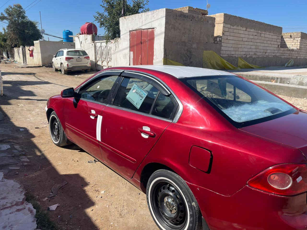 سلام عليكم 
كيا اوبتيما موديل 7 وارد امريكي رقم بغداد نكليزي بسمي سياره تريد وكاله تريد تحويل سياره مصبوغه صبغ عام 
بيه ضربه بجم سياره جاهز مكينه وكير  كهربائيات حداد 
سعره 72 وبيه مجال تبريد عوزه غاز فقط سياره بناصريه 
شراي يتصل وبيه خير ويدلل رقم ***********
واتساب ***********
