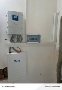 طاقة شمسية • انفيرتر ديا ٦kW • بطارية ديا ٥kWh