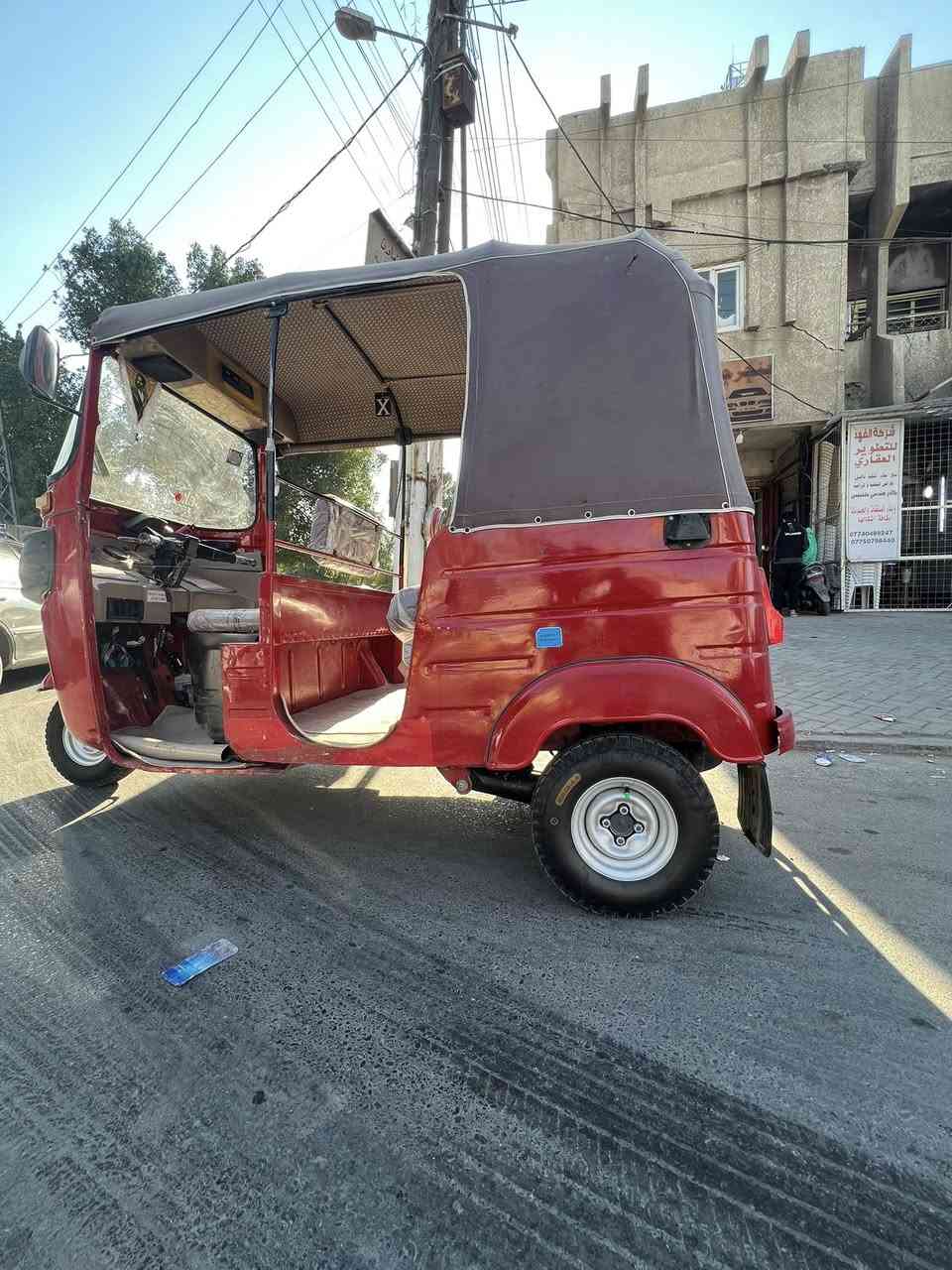 سلام عليكم تكتك للبيع موديل 2018 رقم وسنويه بغداد تحويل ثاني يوم التكتك معمره وراجعه شركه وهاي شوفت عينكم خير من الله مكينه مال 2020 كامله لتلتك شغل واطلع عله باب الله ومابيهه اي نقص كهربائيات شغاله كلهه مكان تكتك بغداد الدوره انتصال ***********
