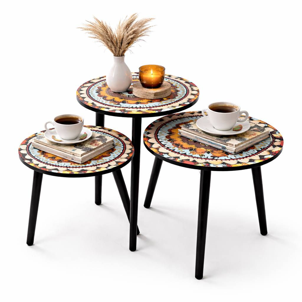 بسعر 29 الف
طقم طاولات استكان (3 قطع) بتصميم عصري ونقوش ماندالا ملونة، يتضمن ثلاث طاولات دائرية متداخلة لتوفير المساحة، مع أرجل خشبية سوداء ثابتة وسطح مزين بألوان جذابة وسهل التنظيف. العبوة تشمل: طاولة كبيرة 40×57 سم، متوسطة 40×47 سم، وصغيرة 40×37 سم.


**إذا كنت صاحب هذا الإعلان وتريد حذفه لأي سبب، رجاءا أرسل رسالة إلى الدعم الفني**